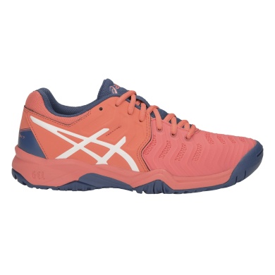 Asics Tennisschuhe Gel Resolution 7 Allcourt papayarot Mädchen